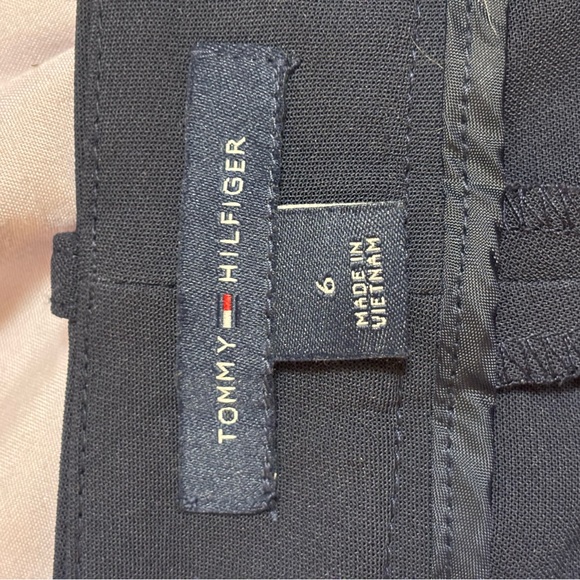 Tommy Hilfiger Navy Side Stripe Zip Hem Pants Size 6 - Picture 8 of 8